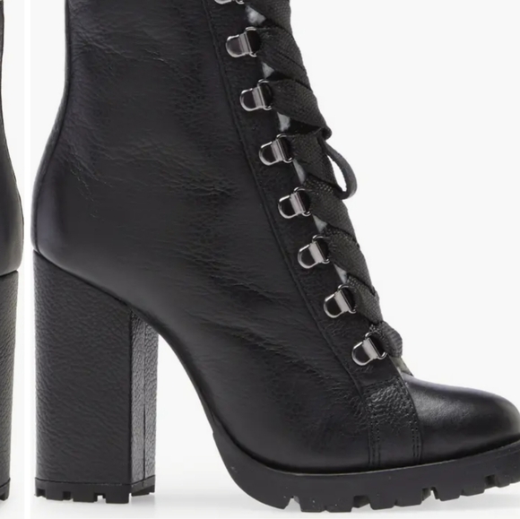 Sale! Like new Shutz Zara Fur lined Booties size 9.5 - Picture 5 of 5